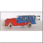Tootsietoy Fire Ladder Truck (later wheels)