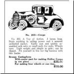Packard Coupe, in the 1928 Metal Cast Products Co. catalogue