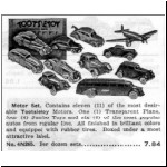 No.5200 Motor Cars Set in the N.Shure Co. catalogue for 1937