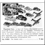 No.5500 Playtime Toys set in the N.Shure Co. catalogue for 1937