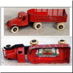 Mack Stake Truck - first casting - Chicago World's Fair souvenir (photo by Lloyd Ralston Gallery Auctions)