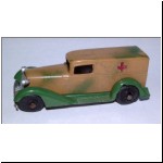 Graham Army Ambulance - late version with solid black rubber wheels
